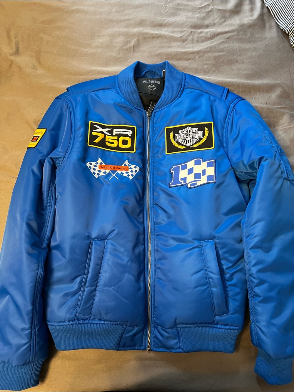 Harley Davidson Men’s At The Crank Bomber Jacket 97451-24VM Size Small.